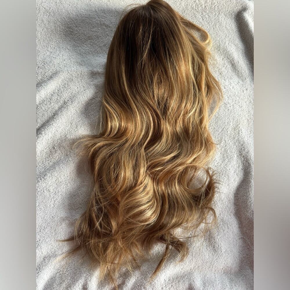 Virgin European Wig - Luxurious Golden Brown